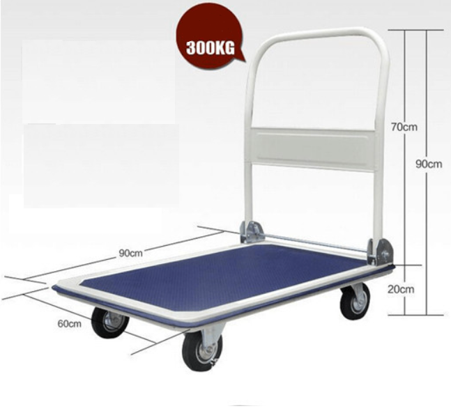 Skládací přepravní vozík, nosnost 300 kg