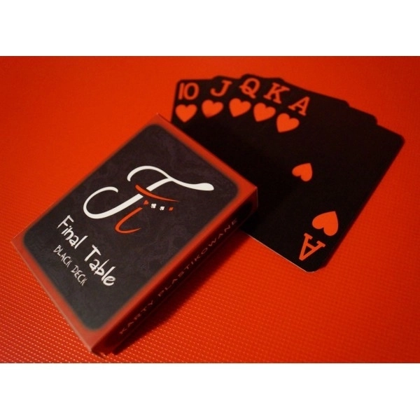 Závěrečný stůl - karty Black Deck