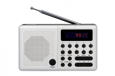 Rádio Pliszka USB, FM bílé