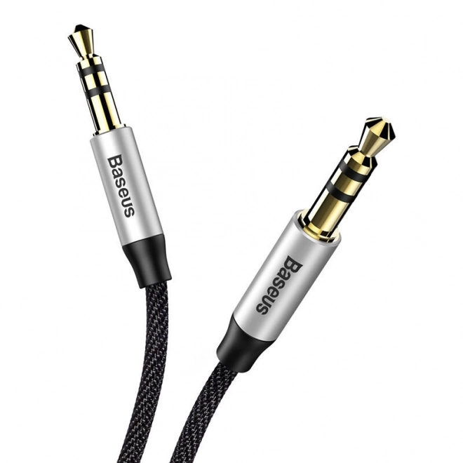 Baseus Yiven Audio kabel 3,5 samec Audio M30 1,5 m - stříbrno-šedý