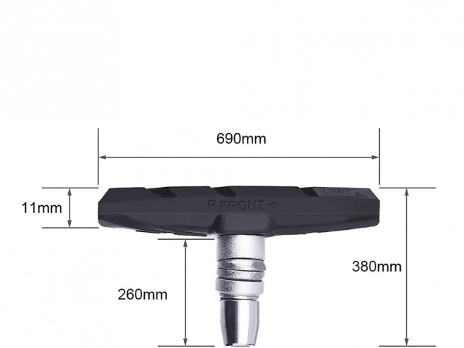 Cyklistické brzdové destičky V-brake