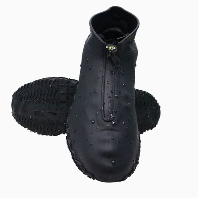 Gumové nepromokavé chrániče bot se zipem velikosti "40-44" - černá