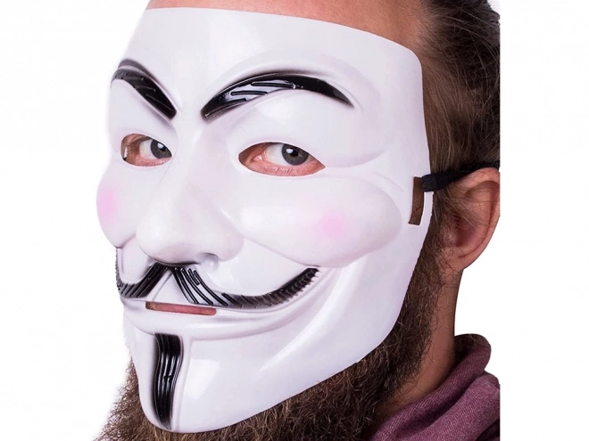 Halloweenská maska Anonymous Vendetta Acta Protes