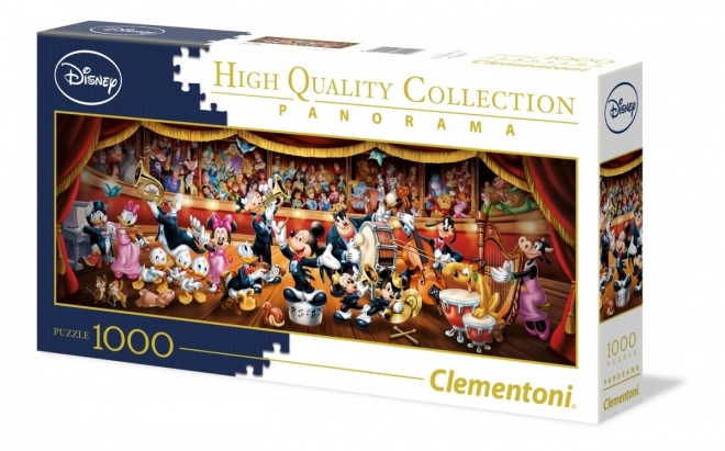 Puzzle 1000 prvků Kolekce Panorama Disney orchestr