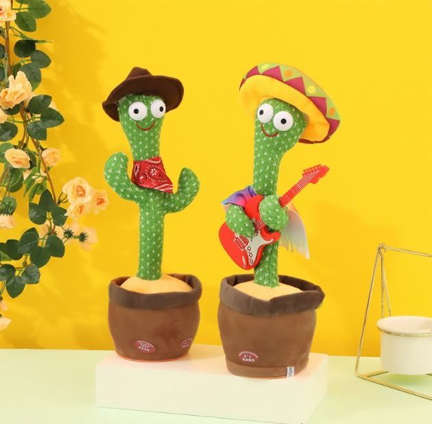 Tančící hračka kaktus - Kraví kluk