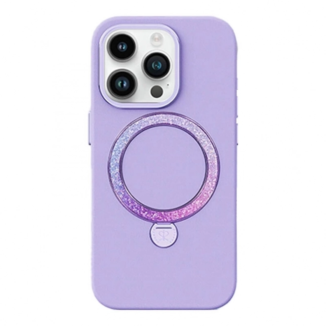 Pouzdro na telefon Joyroom Dancing Circle PN-15L2 Iphone 15 Pro (fialové) bez obalu