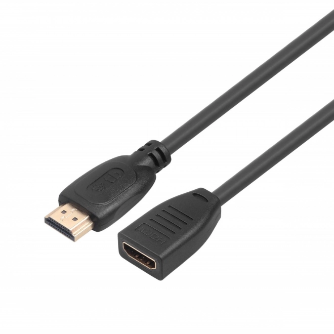 Pozlacený kabel HDMI v2.0 F-M 3m prodlužovací kabel