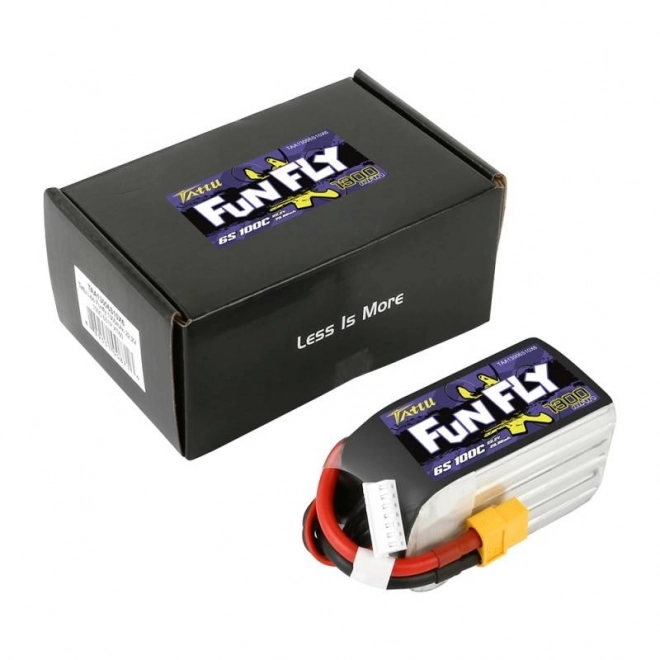 Baterie Tattu Funfly 1300mAh 22,2V 100C 6S1P XT60