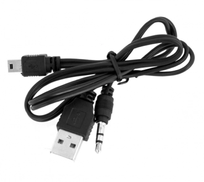 Adaptér Mini USB - USB/JACK 3,5 mm