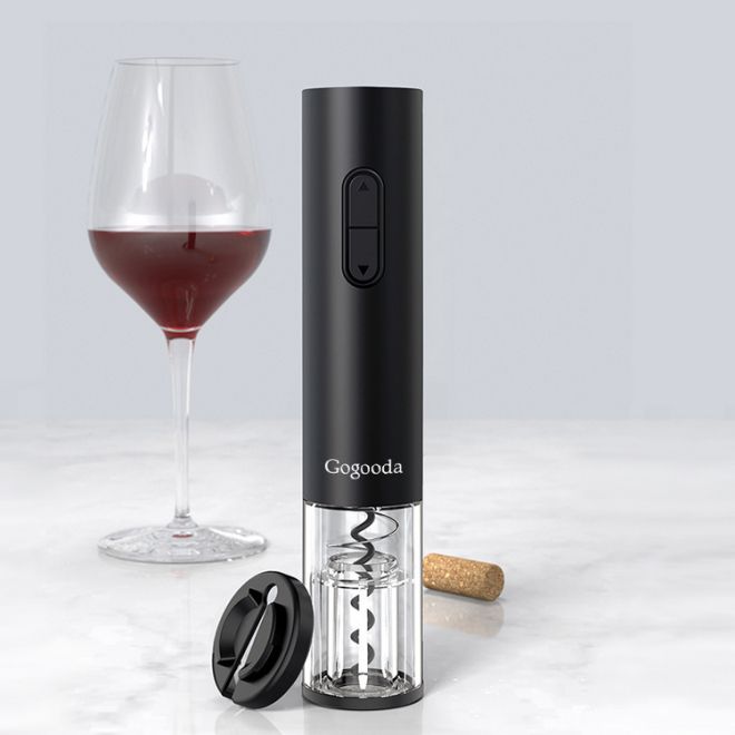 Elektrický otvírák na víno s vývrtkou