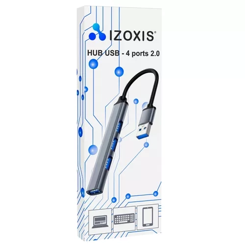 USB HUB - 1 port 3.0 + 3 porty 2.0 Izoxis 23316