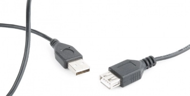 Prodlužovací kabel USB 2.0 AM-AFI 0,75 m černý