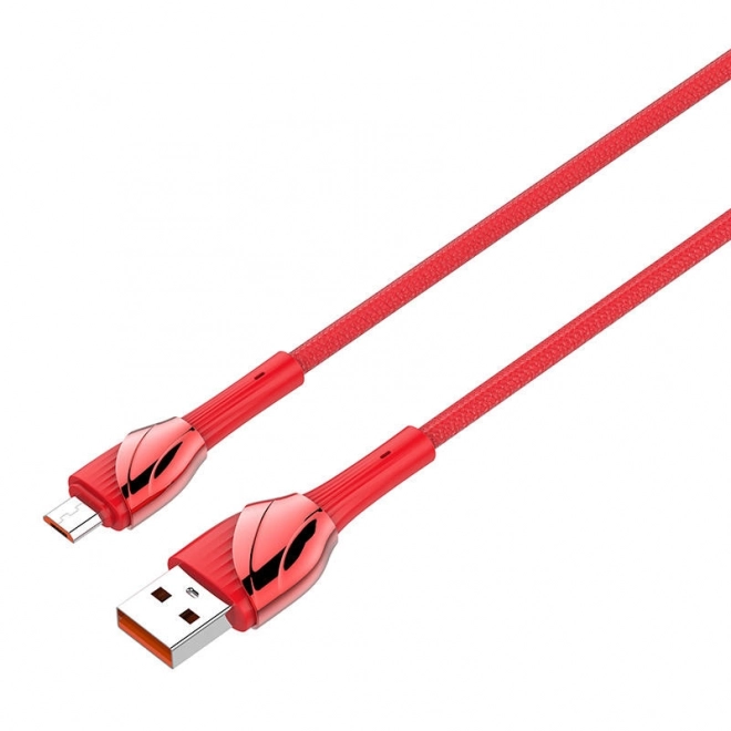 LDNIO LS662 USB - Micro USB 2m, 30W kabel (červený)