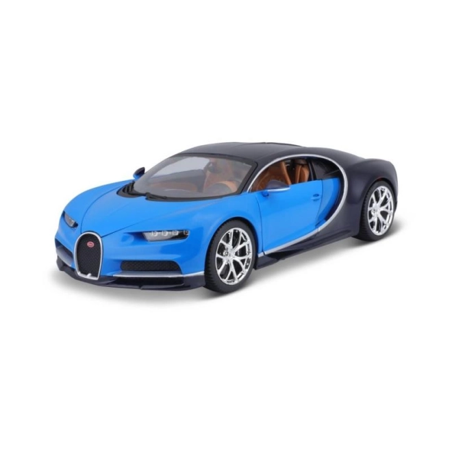 Bburago 1:18 Plus Bugatti Chiron modrá