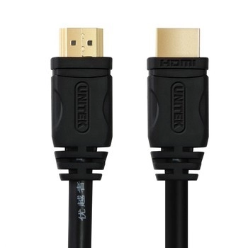 Kabel HDMI M/M 1,0 m v2.0; zlatý; základní