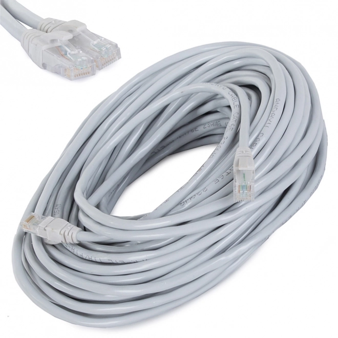 Síťový kabel lan cat6 rj45 kroucený pár ethernet 30m