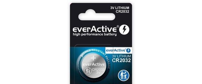 EverActive lithiová baterie CR2032 blistr 1 ks