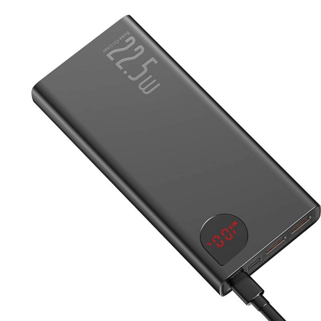 Powerbanka Baseus Adaman Metal, 20000mAh, 2xUSB, USB-C, Lightning, microUSB 22,5W (černá)