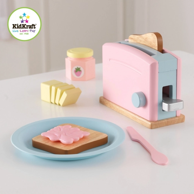 Kidkraft Espresso Toaster Set pastel