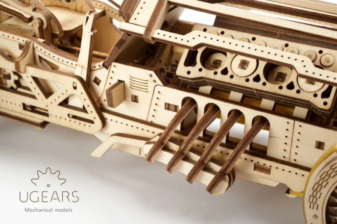 Ugears 3D puzzle - U9 Grand Prix auto 348 dílků