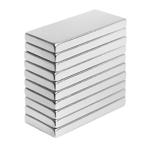 Neodymový magnet - 10 kusů – Velikost 1 x 0,5 x 0,1 cm