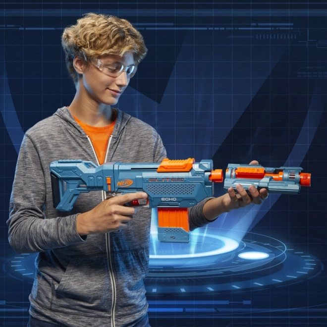 Pistole Nerf Echo CS-10 s příslušenstvím