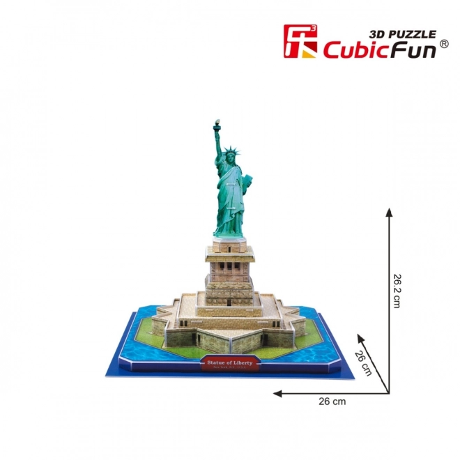 3D puzzle Socha Svobody od CubicFun