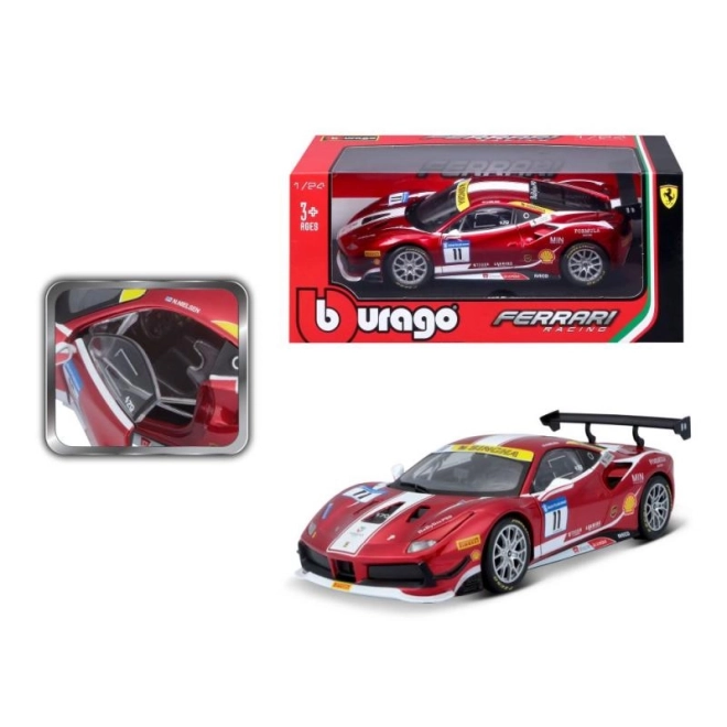 Bburago 1:24 Ferrari Racing 488 Challenge 2017