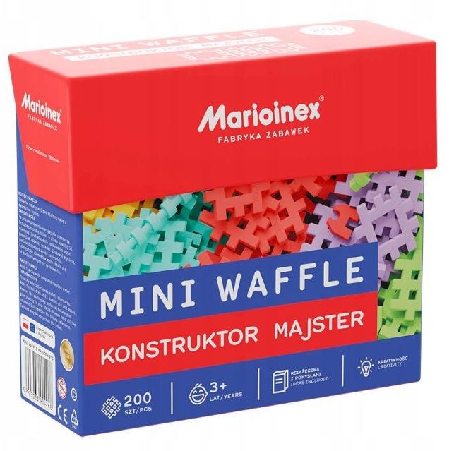Mini vaflové kostky - Master builder 200 kusů
