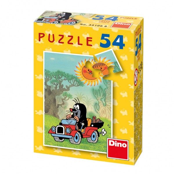 Minipuzzle s Krtečkem 54 dílků