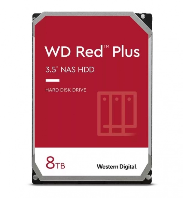 Pevný disk Red Plus 8TB 3,5" CMR 256MB/5640 ot/min Třída