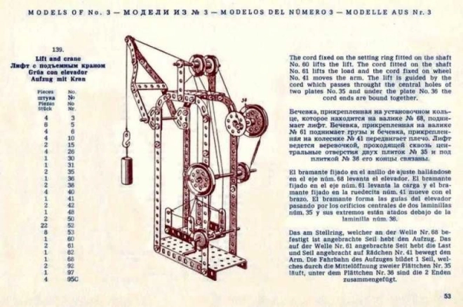 Merkur Classic C03, 163 dílů, 141 modelů