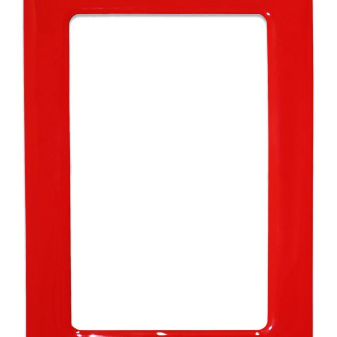 Magnetický samolepicí rámeček velikosti 13,0x8,1 cm - červený