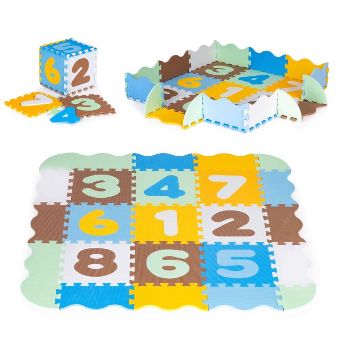 Vzdělávací pěnová podložka puzzle ohrádka, podložka pro děti