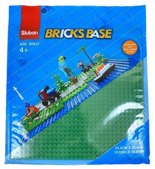 Sluban Bricks Base M38-B0833E Základová deska 32x32 zelená