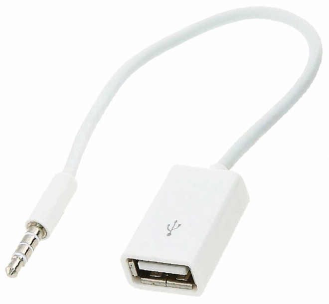 Adapter USB na Jack 3.5mm pro Apple iPody a další zařízení