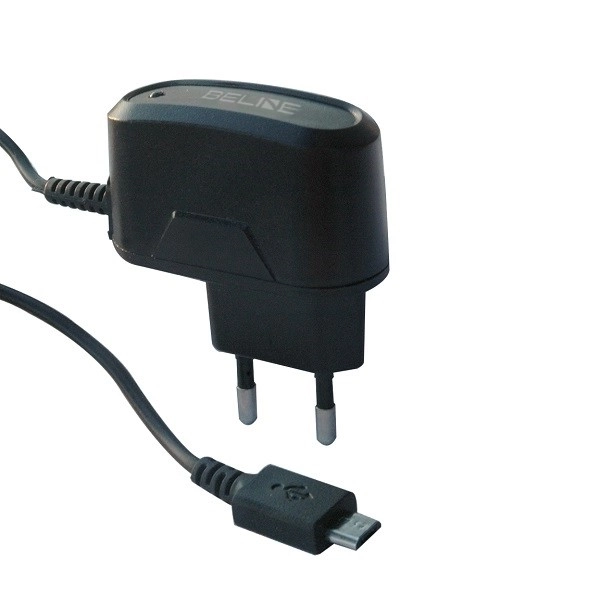 Síťová nabíječka MicroUSB 1A Black