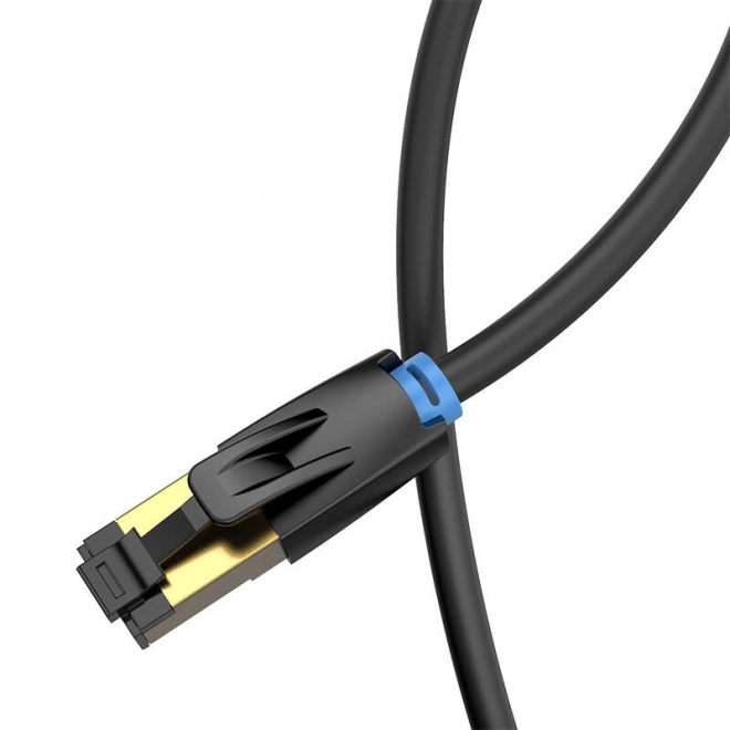 Síťový kabel CAT8 SSTP Vention IKABG RJ45 Ethernet 40Gbps 1,5 m černý