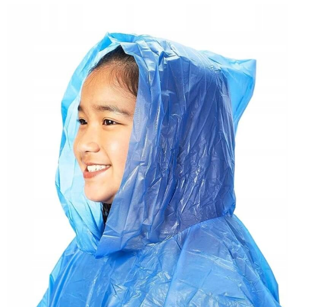 Pláštěnka do deště pro dospělé - modrá