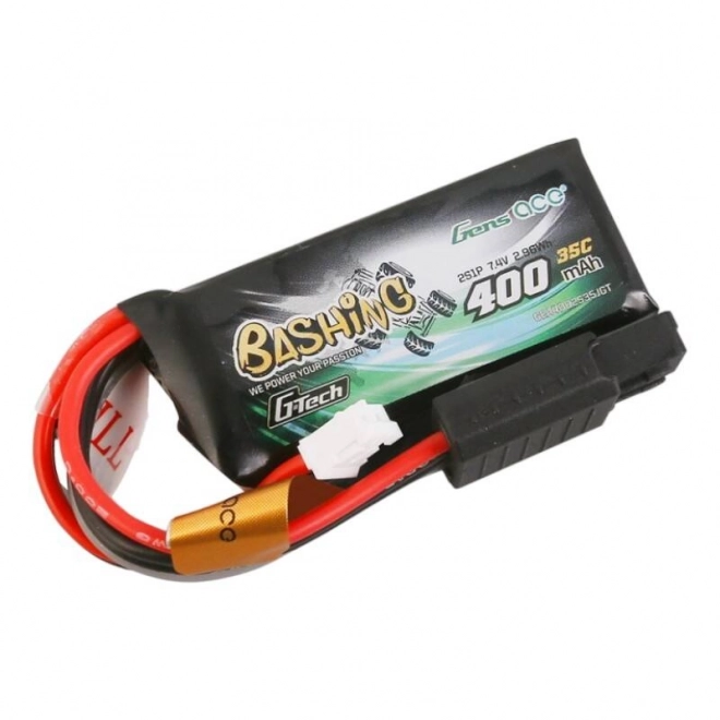 Gens ace G-Tech 400mAh 7,4V 2S1P 35C Lipo baterie s konektorem JST-PHR Plug-Bashing Series