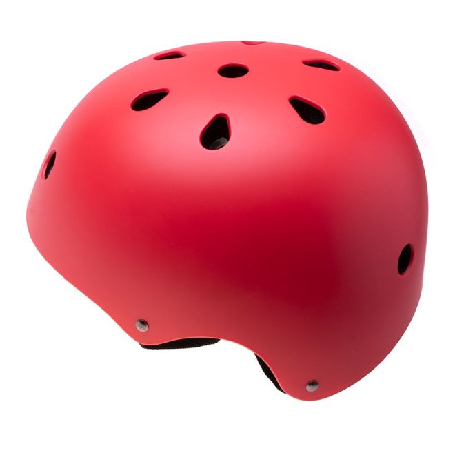 Dětská nastavitelná přilba na kolo/kolečkové brusle - červená, velikost M