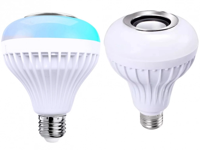 Led barevná žárovka rgb reproduktor bluetooth dálkové ovládání