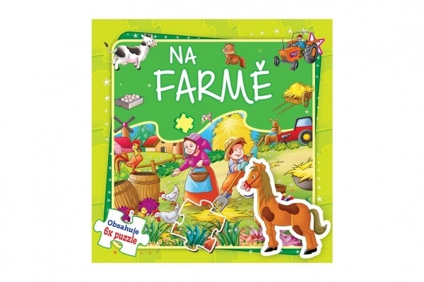 Puzzle knížka - Na farmě