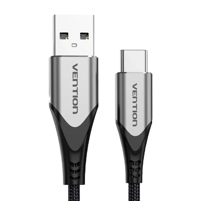 USB 2.0 A na USB-C kabel Vention 3A 3m šedý