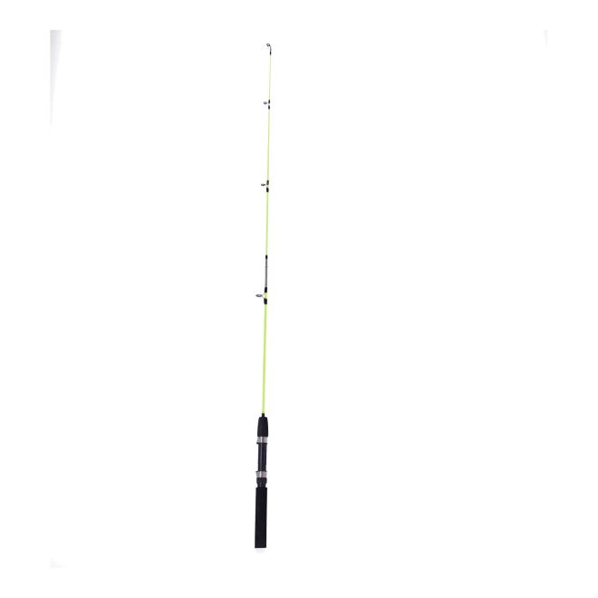 Mini rybářský prut na led 120 cm - neonově žlutý