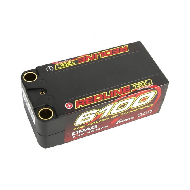 Gens ace Redline Series 6100mAh 7.4V 130C 2S2P HardCase 71# LiPo baterie