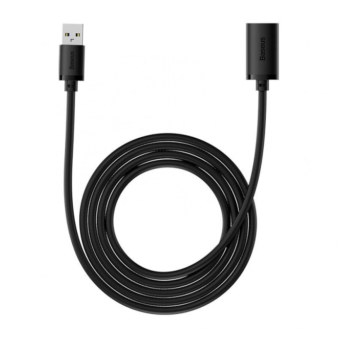 Prodlužovací kabel USB 3.0 Baseus samec-samice, řada AirJoy, 2 m (černý)