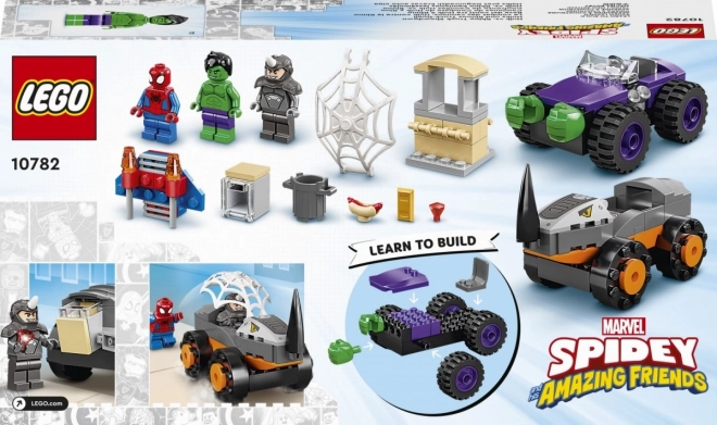 LEGO Spider-Man 10782 Hulk vs. Rhino – souboj džípů