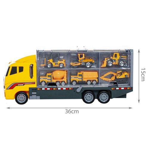 Sada nákladních automobilů TIR se 6 auty 22481