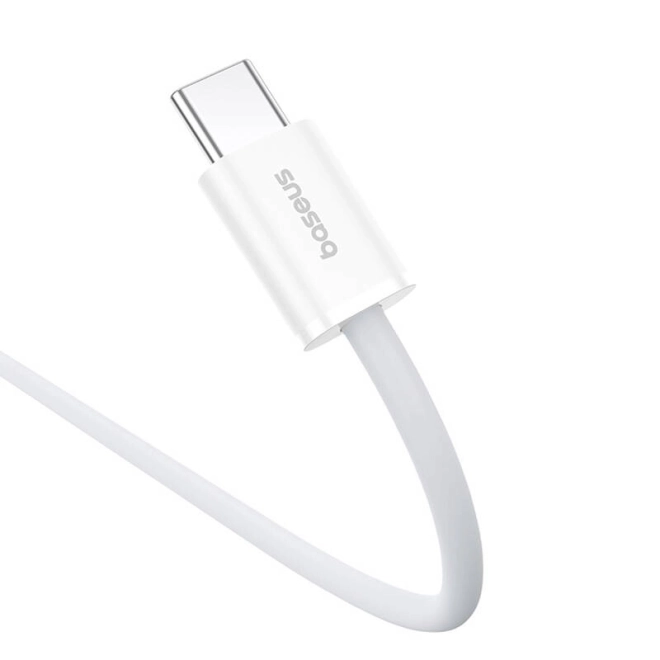 Rychlonabíjecí kabel USB-C na USB-C Baseus Superior 2 100W 2m (bílý)